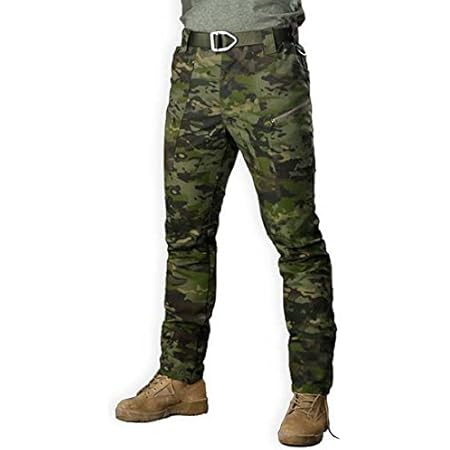 Amazon Shenkel 細身 スリム タクティカル パンツ uパンツ 迷彩 Mサイズ マルチカムトロピック ジッパー 立体裁断 ミリタリー ワークパンツ ズボン ボトム メンズ 春夏秋冬 戦闘服 通販