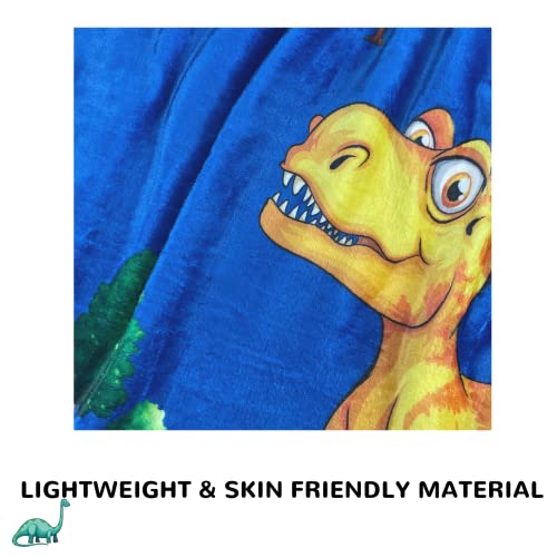 Dinosaur Blanket For Boys Teens Kids - Dino Throw Blanket Dinosaur Room Decor Gifts For Children-Soft Cozy Flannel Throw Blanket For Sofa Bed Couch,Funny Dinosaur Gifts For Dinosaur Fans 50”X60” #TOP5