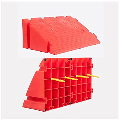 Rampa plástica ligera para bordillo, portátil roja miniatura 5