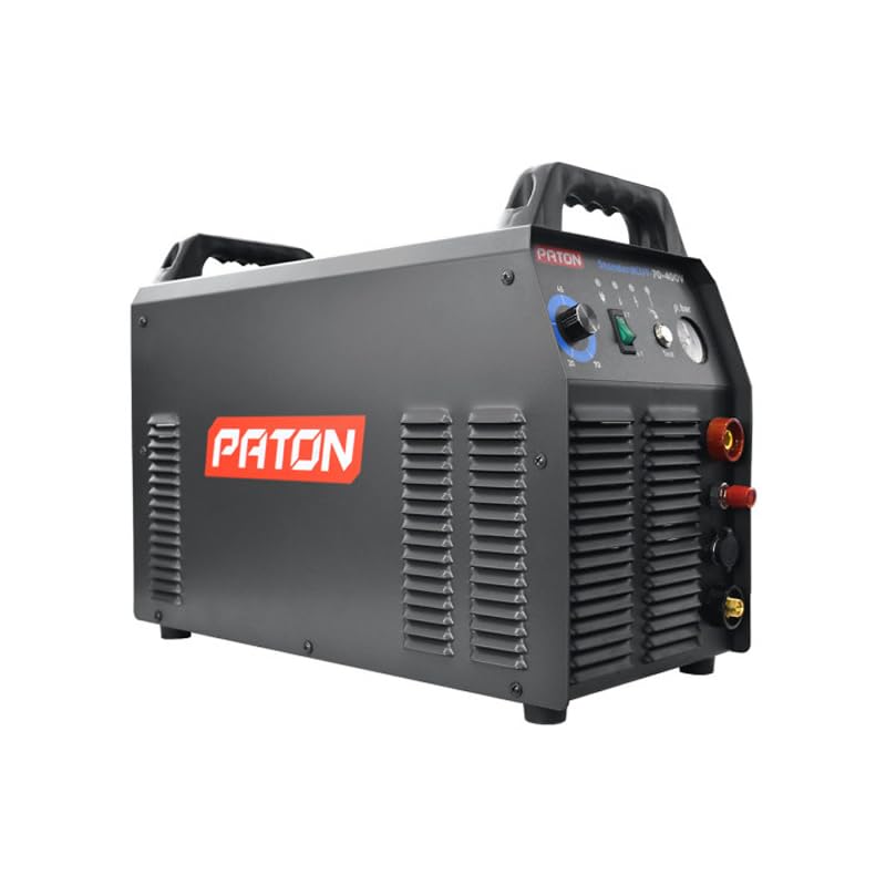 PATON StandardCUT-70 - Cortador de plasma de acero de 400 V 70 A, corte limpio hasta un máximo de 12 mm, equipo de corte portátil, contacto piloto de arco encendido