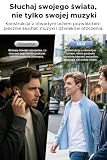 SoundPEATS UU2 Słuchawki Open-ear z LDAC, Fizyczne Przyciski, Czarne