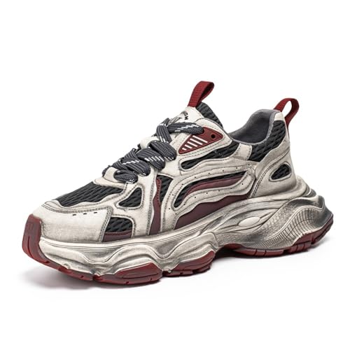 [KEMELO] �X�j�[�J�[ �����Y �����j���O �V���[�Y ����5���� �g���A�b�v �X�|�[�c �E�H�[�L���O�V���[�Y �^���C �N�b�V�������W���M���O�V�� �[�Y �J�W���A�� ���e�� HIPHOP �ؗ� K-POP ���h�n �X�g���[�g�n (�O���[/���b�h,26.