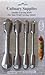 CS, Corrugated 4 Piece Tools Set. Serrated U for Fruit and Vegetable Carving