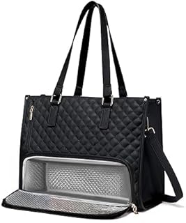 Bayne Large Size Work Bag with Lunch Compartment – Laptop Tote Bag with Lunch Box Section, Office Bag with Insulated Lunch...