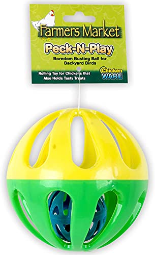 Ware Manufacturing Peck N Play Chicken Ball Toy