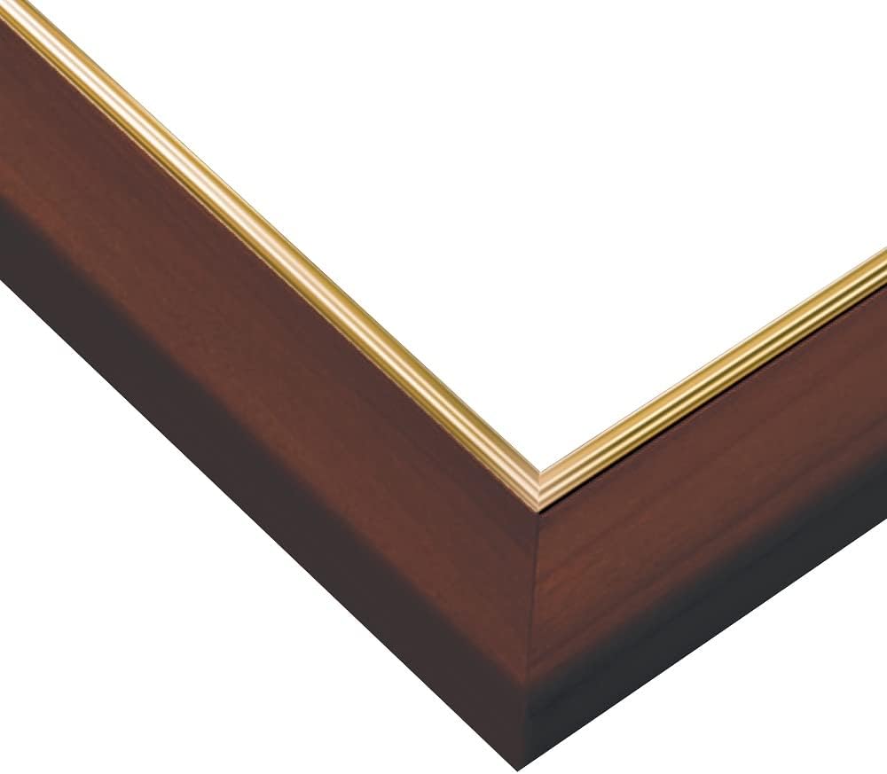 Epoch EPOCH Wooden Puzzle Frame, Woody Panel Excellent, Gold Line, Brown, 7.2 x 10.0 inches (18.2 x 25.7 cm), Panel No. 1-Bo, Hanging String, Score Ticket Included, Cell Cover, UV Protection, Puzzle Frame