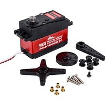 60KG Digital Servo Motor TD-8160MG Metal Gear High Torque High Speed Waterproof 6V-8.4V for 1/5 RC Car Robot Control Angle 270