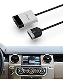 CHOOCL Bluetooth car Adapter with iPod Cable Premium Wireless Audio Adapter for Land Rover, Range Rover & Jaguar–Bluetooth 5.0 with aptX-HD Sound