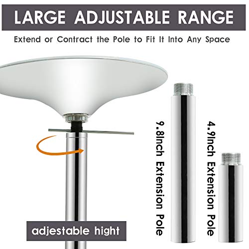 image for HBOKIT Stripper Pole Spinning and Static Dance Pole Portable Removable
