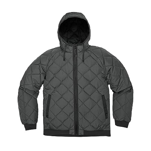 VIKTOS Men's Full Zip Casual Lightweight Insulated Operatus Jacket with Adjustable Hood