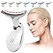 Gesichtsmassagegerät, ANLAN Gua Sha Elektrisch Beauty Gerät mit 7 Lichtfarben, 40±3℃ Wärmefunktion und 3 Modi Gesichtsmassage – Face Massager für Hautkomfort & Hilft bei der Straffung der Haut