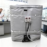 AityBuy Calentador De Barril De Tonelada IBC,Manta Calefactora De Tambor De 2300w/4000w,Manta Térmica De Tambor De Aceite,Calentador De Tambor De Aceite De 200l/1000l Grey-275Gallon/1000L