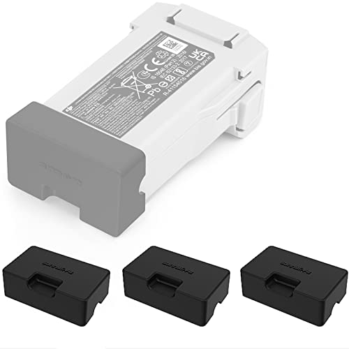 Honbobo Mini 3 Pro Batterie Bouchon de poussiere Silicone Couvercle de Protection Accessoires pour DJI Mini 3 Pro Cover