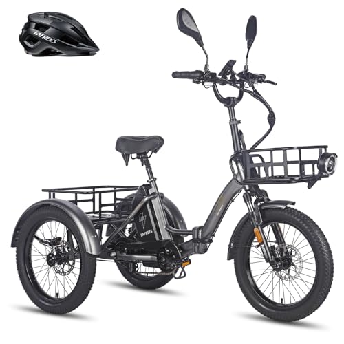 Fafrees 2025 F20 Mate Bicicleta de carga 20 pulgadas [Oficial] Mujer Bicicleta Eléctrica Hombre 180 KG, Triciclo E Bike para Adultos, Bicicleta Plegable E-Bike 21 Ah 48V Batería, Fatbike Electric