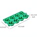 KRLIFCSL Candy Molds Ice Cube Trays Chocolate Molds, Silicone Molds Including Cactus, Flamingo, Coconut Tree & Pineapple for Making Ice, Jelly, Chocolate, Soap, Pack of 4 with 2 Droppers. (Multicolor)