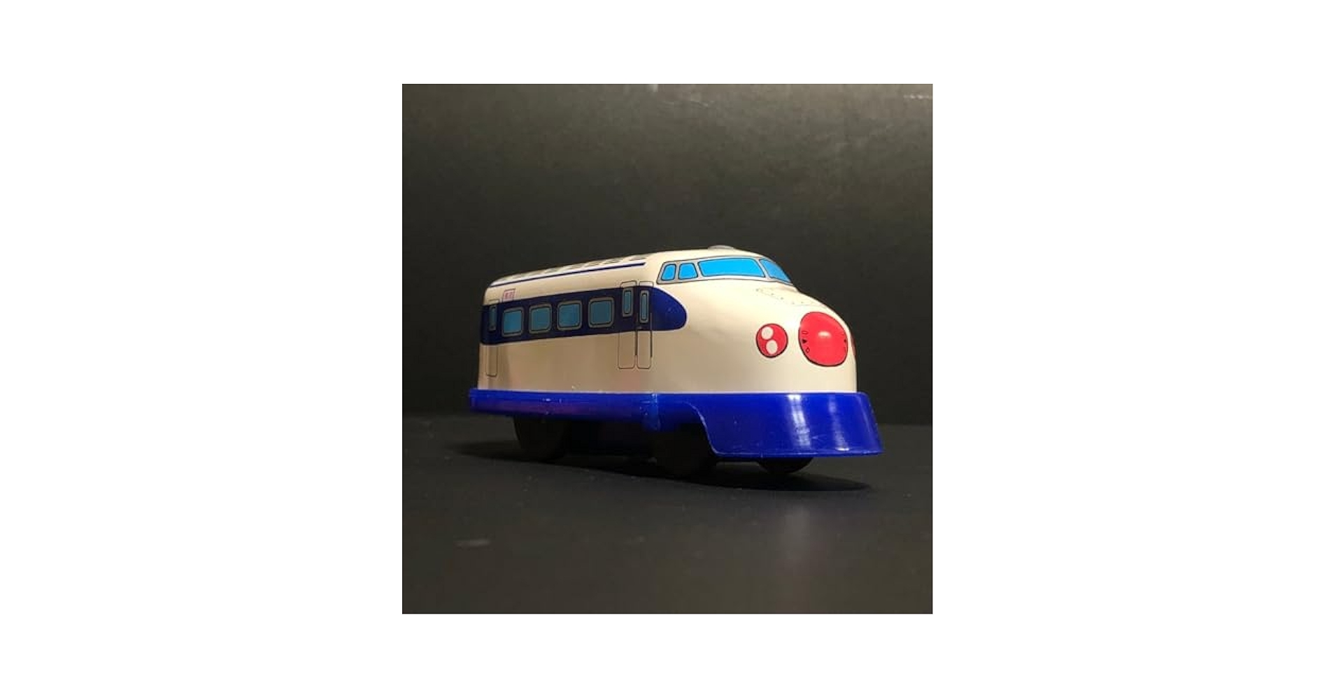 ブリキ製の電車セット 米澤玩具、ブリキ製、スピコンレール 急行電車セット｜覆面える