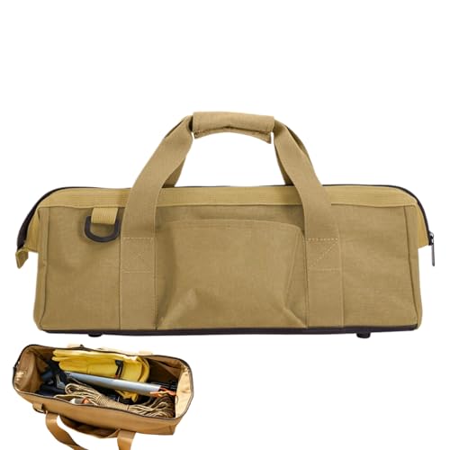 Wusideday Zeltzubehör Tasche | Großes Organizer Mit Fächern,Aufbewahrungstasche Für Zelt Heringe Mit Griff | Für Outdoor Aktivitäten Wie Wandern, Camping, Klettern Und Reisen