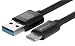 Produktbild StilGut Premium USB Kabel zu USB-C (3.0) Sync- und Ladefunktion, 1 m Länge, Schwarz