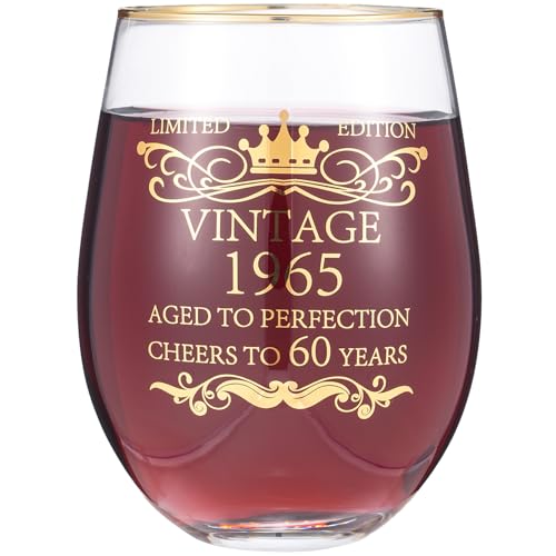 Calltoge 60th Birthday Wine Tumbler 15oz Red Wine Glass