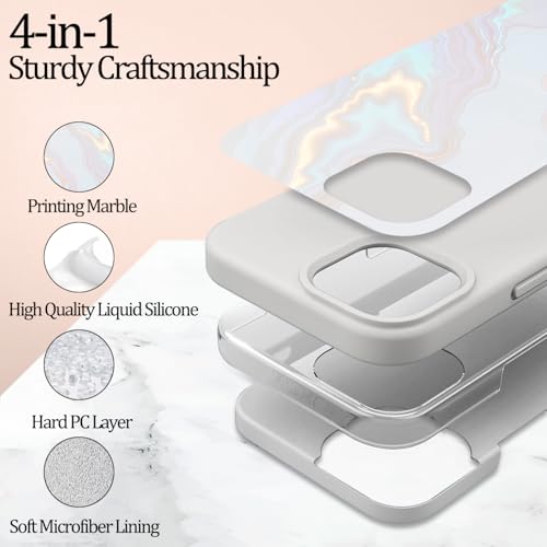 Coque silicone iPhone 16e marbre résoud les risques de chute grâce à sa dragonne - 7