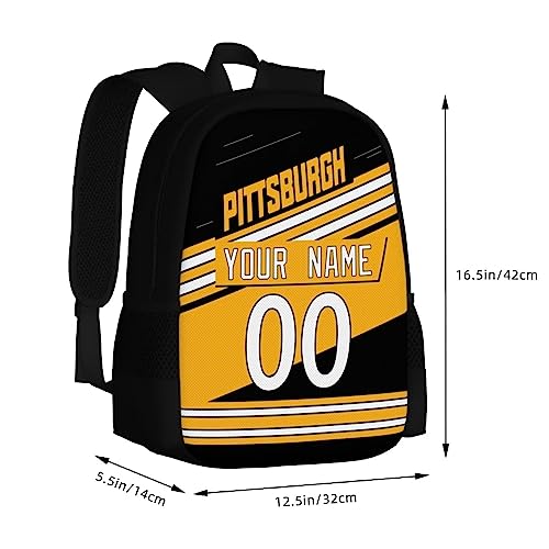 KREDE Pittsburgh Backpack Personalized Bags for Men Women Gifts3