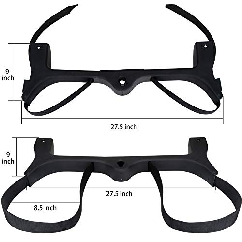 10L0L Golf Bag Attachment For 2004 And Up Club Car Precedent Gas & Electric Golf Carts 102504001, Golf Bag Holder Bracket Rack Assembly For Golf Cart Rear Seat(Not Include The Side Poles)- Black #TOP4