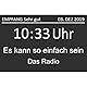 Hama DAB Radio mit DAB+/DAB und FM DR1000DE (Digitalradio mit großem Display, Küchenradio mit einfacher Bedienung, kleines Radio mit großen Tasten, UKW, AUX, 5W, Radiowecker, Seniorenradio) schwarz