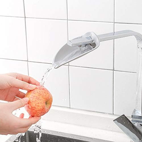 Vivona Sale 1PC Home Supplies Kitchen Bathroom Accessorie Toddler Rubber Silicone Faucet Extender Water Reach Faucet Kids Hand Washing - (Color: Beige)