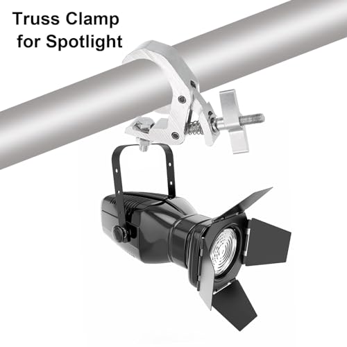 Abrazaderas de armadura uxcell tipo C de aluminio para tubos de 1.5 a 2.4 pulgadas de diametro 6