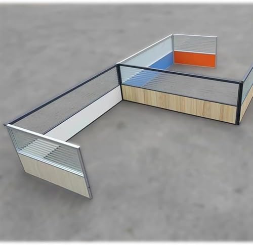 Écran de bureau anti-reflet avec clôture en verre et aluminium - 2