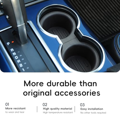 Insertos TPE para Portavasos Ford F150 2009-2014 4 pzas miniatura 4