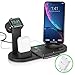 Wireless Charger,3 in 1 Wireless Charging Stand, Apple Watch Fast Charging Station, QI Wireless Charging Station, Placement for Airpods. Compatible with iPhone Xs/XS MAX/XR/X/8/8Plus, AirPods, iWatch
