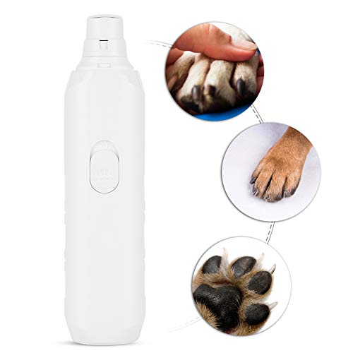 Fournyaa Pet Claw Grooming Tool, Handige Pet Nail Grinder Batterij Aangedreven voor Cut Nails (wit) - Image 7