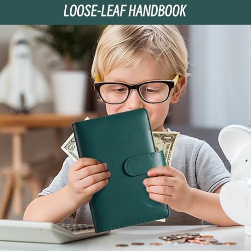 Fichário para economia de dinheiro, fichário de orçamento A6, livro de economia de dinheiro com bols