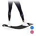 Relaxdays Fitness Tabla Equilibrio, Plástico, Negro, 9 x 65 x 28 cm, hasta 150 kg