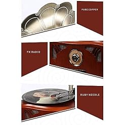 Tourne-disques rétro, Platine Vinyle nostalgique en Bois Support de Tourne-Disque sans Fil 3 Types de Tourne-Disque sans… - Les Beatles, Paul McCartney, John Lennon, RIngo Starr, George Harrison Tourne-disques rétro, Platine Vinyle nostalgique en Bois Support de Tourne-Disque sans Fil 3 Types de Tourne-Disque sans… – Image 5