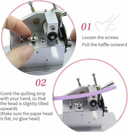 Machine à découper les pompons pour le quilling avec largeur réglable de 0,3 à 4 mm - 5