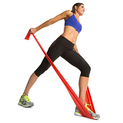 Gofit Medium Flat Resistance Band - Latex Free, Orange #TOP3