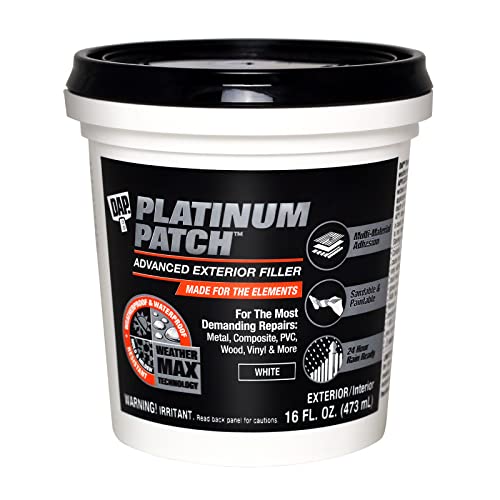 Dap Inc 18741 Platinum 16Oz Patch Filler, 16 Oz, White #TOP14