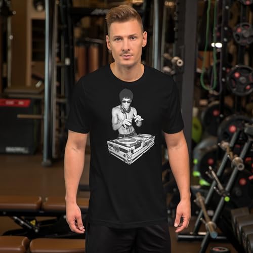 Bruce Lee DJ Dragon Short Sleeve Unisex T-Shirt2