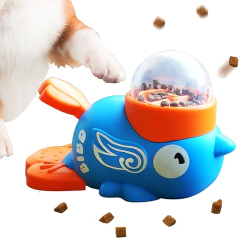 おやつディスペンサー 犬用おもちゃ,アヒルデザイン 知的刺激フィーダー,知的刺激 給餌トレーニング用 インタラクティブ 犬猫パズルフィーダー - 給餌トレーニング 退屈解消