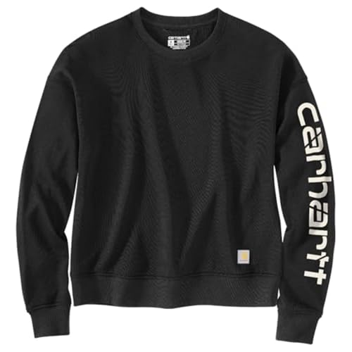 Carhartt Women's Tencel Fiber Series Loose Fit Sleeve Graphic Sweatshirt,