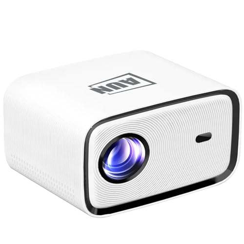 Image of AUN Q5 Max Auto Focus, Android 12, HDMI ARC, 12000 Lumens, 1G 32G, Smart Projector for Home 4K Ultra HD Support, Native 1080p Full HD, 5G WiFi BT YouTube PrimeVideo Hotstar Portable Projector