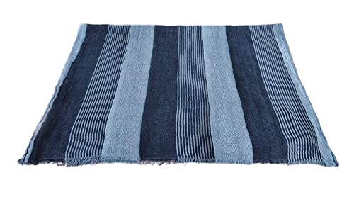 Gerinly 4345729274 Cotton-Linen Scarves Mens Stripe Crinkle Long Scarf European Neck Wrap Bufanda De Hombres Fashion thumb #6
