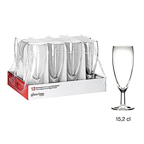 12 Copas de cava Glass4 You, 15 cl