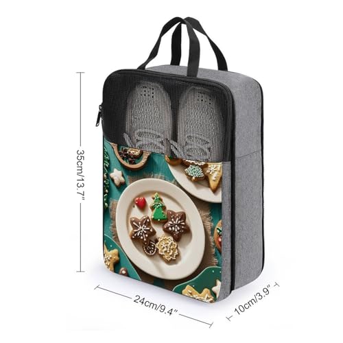 Bolsas de polvo para zapatos de golf de diseño resistente e impermeable con cremallera 2