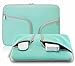 Steklo - HOT TEAL Neoprene Soft Sleeve Case for MacBook 12-inch & MacBook Air 11.6" and Laptop up to 12" Ultrabook, Chromebook Bag Cover - HOT TEAL