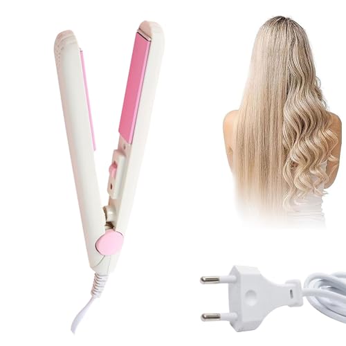 Plancha de pelo 2 en 1, Mini plancha de pelo, Plancha de pelo profesional, Rizador de Calefacción de Hierro, Mini Alisador de Pelo de Viaje para el hogar o salón(Blanco) Plancha de pelo 2 en 1, Mini plancha de pelo, Plancha de pelo profesional, Rizador de Calefacción de Hierro, Mini Alisador de Pelo de Viaje para el hogar o salón(Blanco)