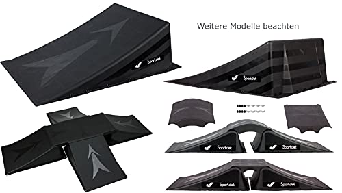 Skater Rampe Selltex 4-fach Rampenset für Skateboard und BMX