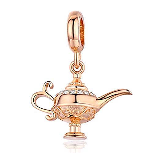 Charm de plata de ley 925 compatible con pulsera Pandora charms